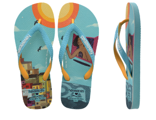 Sandália Havaianas Quebrada Cria por Lilo Viana, do 33/34 ao 45/46, por R＄59,99