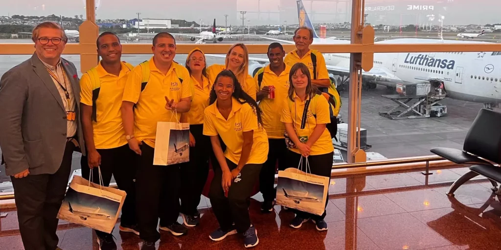 Delegação Brasileira a caminho de Berlim para as Olimpíadas Especiais de 2023