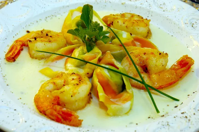 DivulgaçãoCrevettes et Truffes aux Fromage, do La Table D´Or, de Gramado, que estará participando do festival