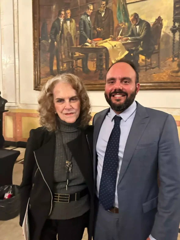 DivulgaçãoTalita Franco e Antonio Pitanguy