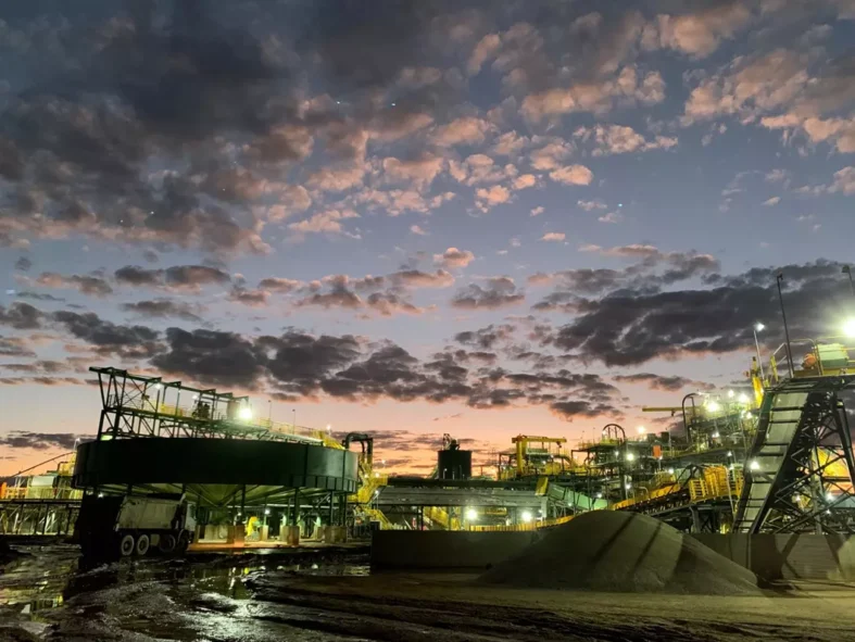 Módulo de processamento com empilhamento a seco da planta greentech da Sigma Lithium (Foto: Sigma Lithium)