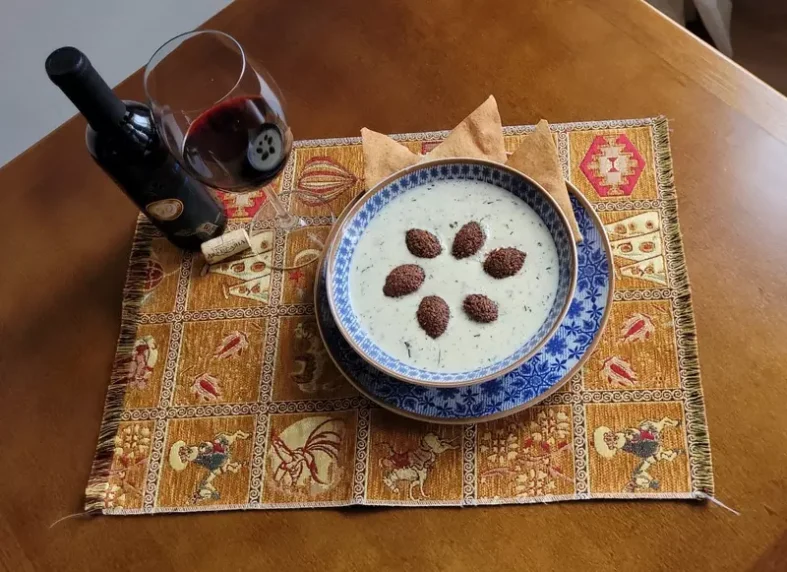 Falafel Labneh, prato do Oriente Árabe. Foto: Rafaela Lorenzen