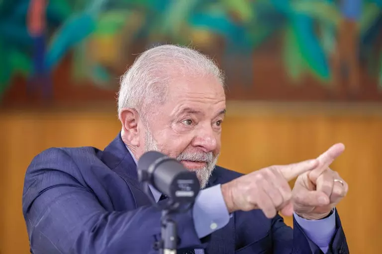 Presidente Lula durante o Conversa com o Presidente desta terça, 11/7. Foto: Ricardo Stuckert / PR