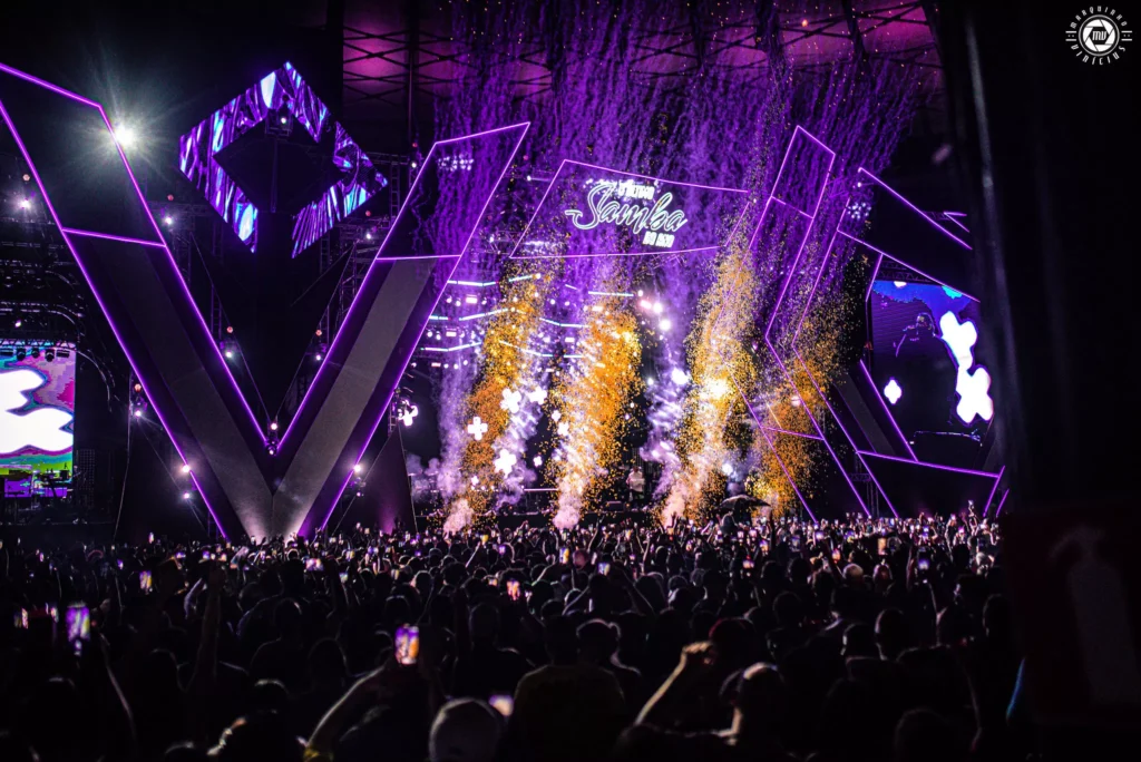 Palco do Último Samba do Ano, realizado em 2022 Foto: Marquinho Vinícius