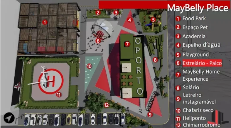 Nova área de Porto Belo projeto