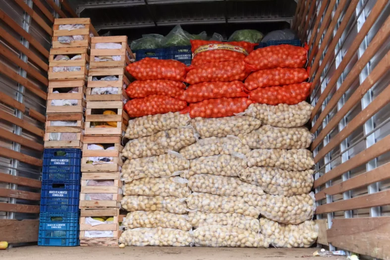 Campanha Solidária Enchentes 2023, da Fundação de Ação Social.foto  Andre Wormsbecker / FAS.
