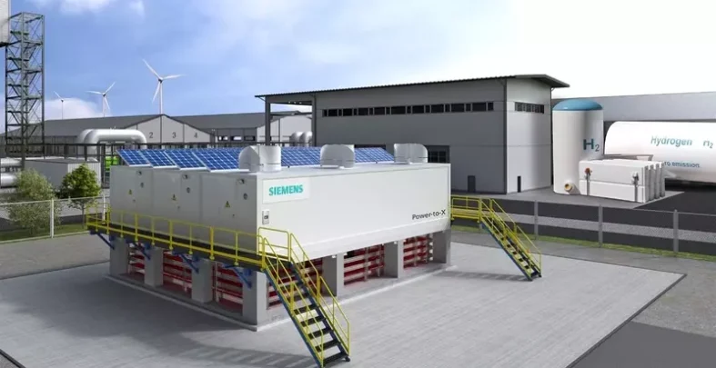 A Siemens oferece soluções integradas de hardware e software para plantas de hidrogênio verde. Foto: Divulgação Siemens