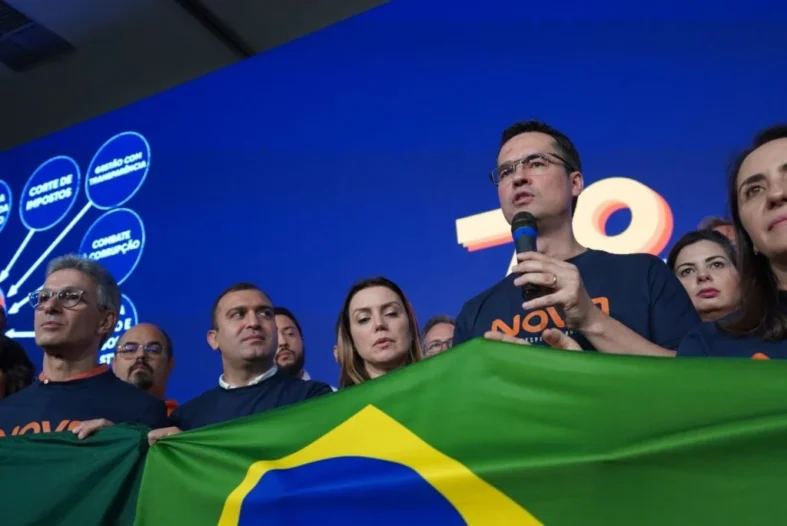 Deltan Dallagnol, está filiado ao partido Novo.