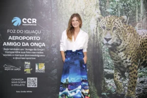 A atriz Cristiana Oliveira é a madrinha do projeto.Fotos: Rafael Guimarães