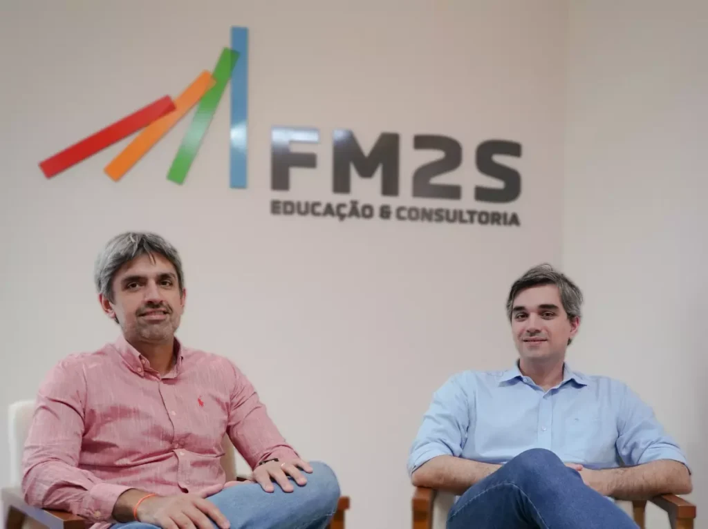 Virgilio e Murilo Marques dos Santos, fundadores da FM2S Educação e Consultoria (Foto: Isaque Martins)