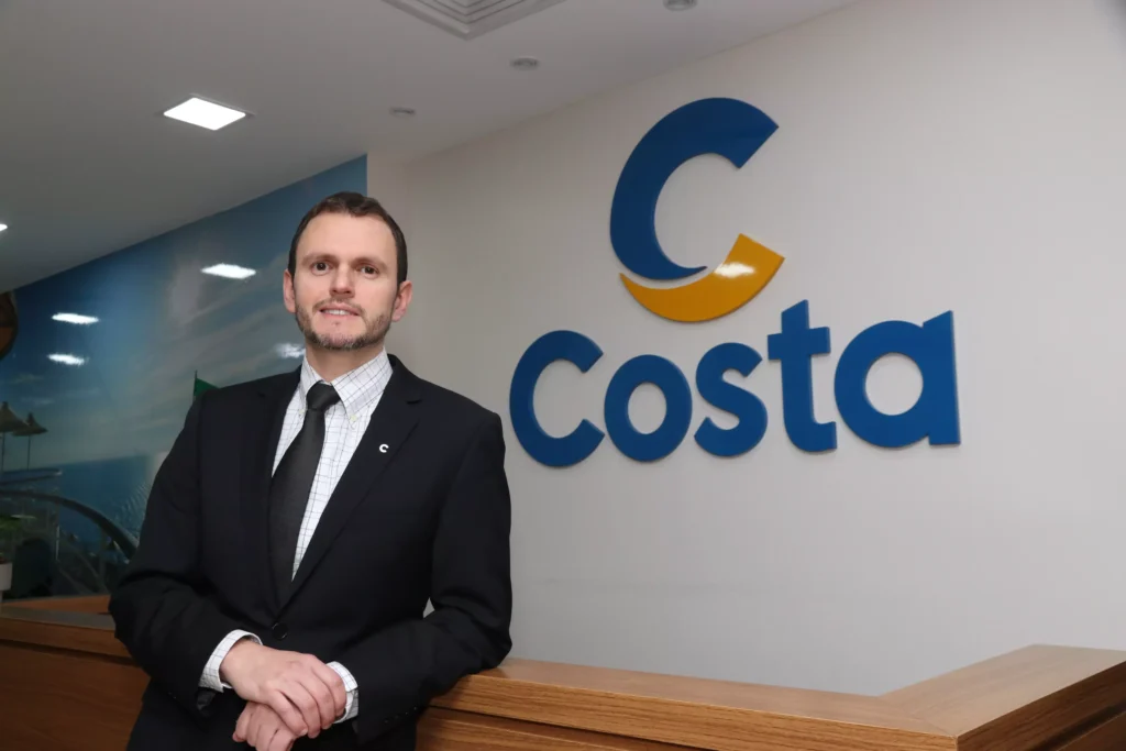 Divulgação Ruy Ribeiro Salgado Diretor comercial da Costa Cruzeiros Brasil