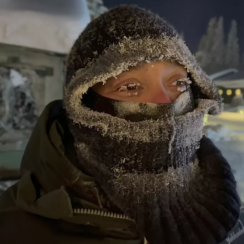 o grupo foi surpreendido por incríveis -41 grausMarco Brotto