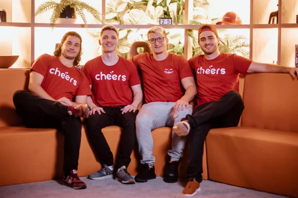 Divulgação Daniel Paulatti Gabriel Russo Paulo Otávio Panichek Pedro Viggiano, sócios da Cheers