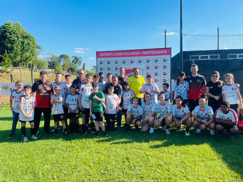 Foto Sr Pedro, Dunga e EC Vila Nova