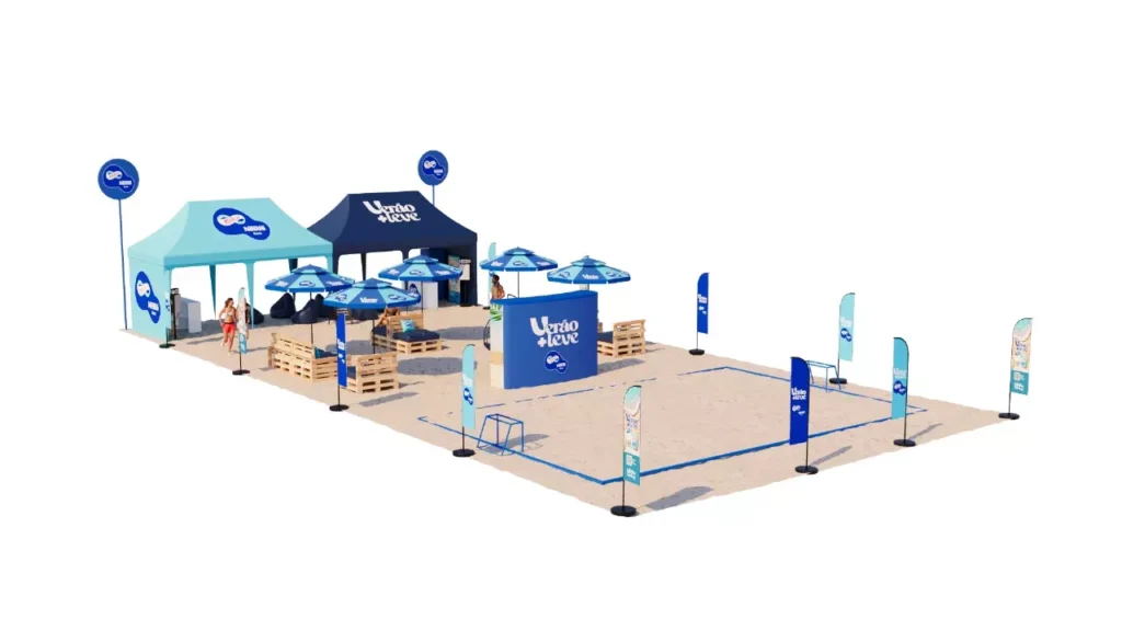 Divulgação Arena Verão Mais Leve – Molico e Nestlé Aveia