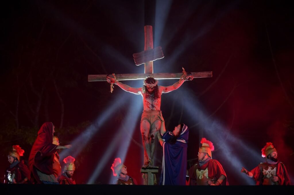 Apresentação da paixão de Cristo. Grupo Lanteri 2022