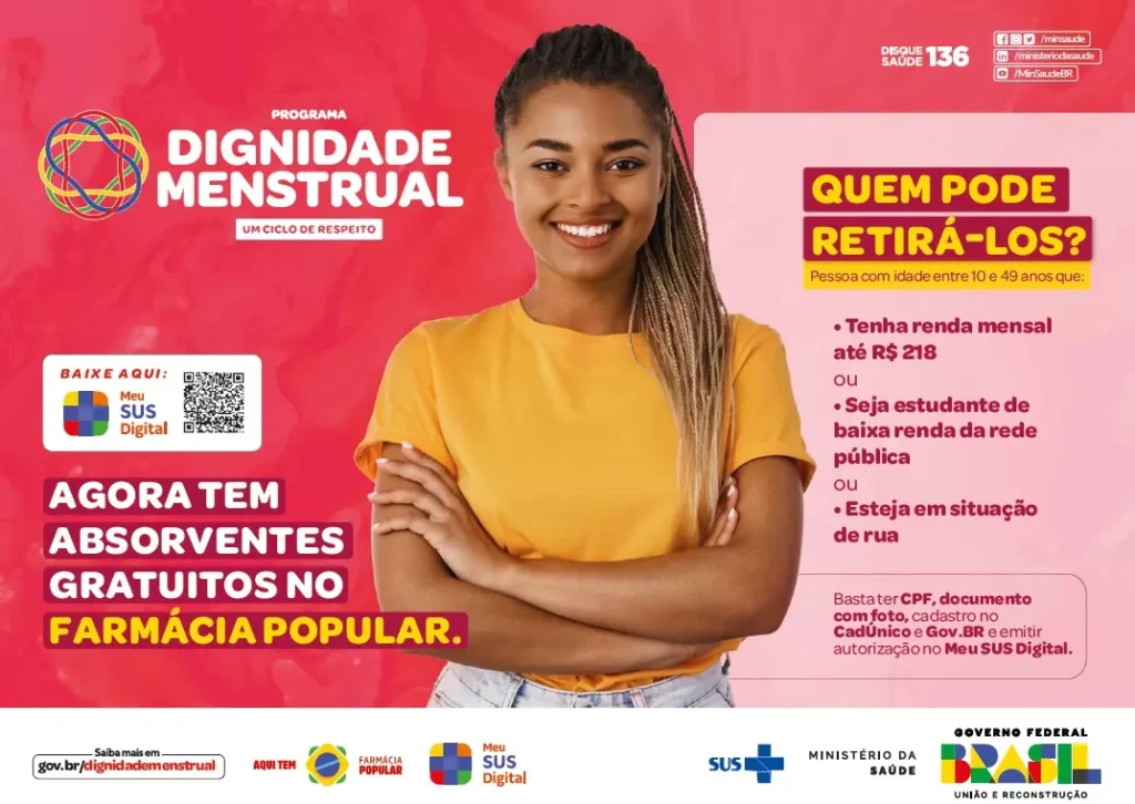 Foto Dignidade Menstrual_Governo Federal