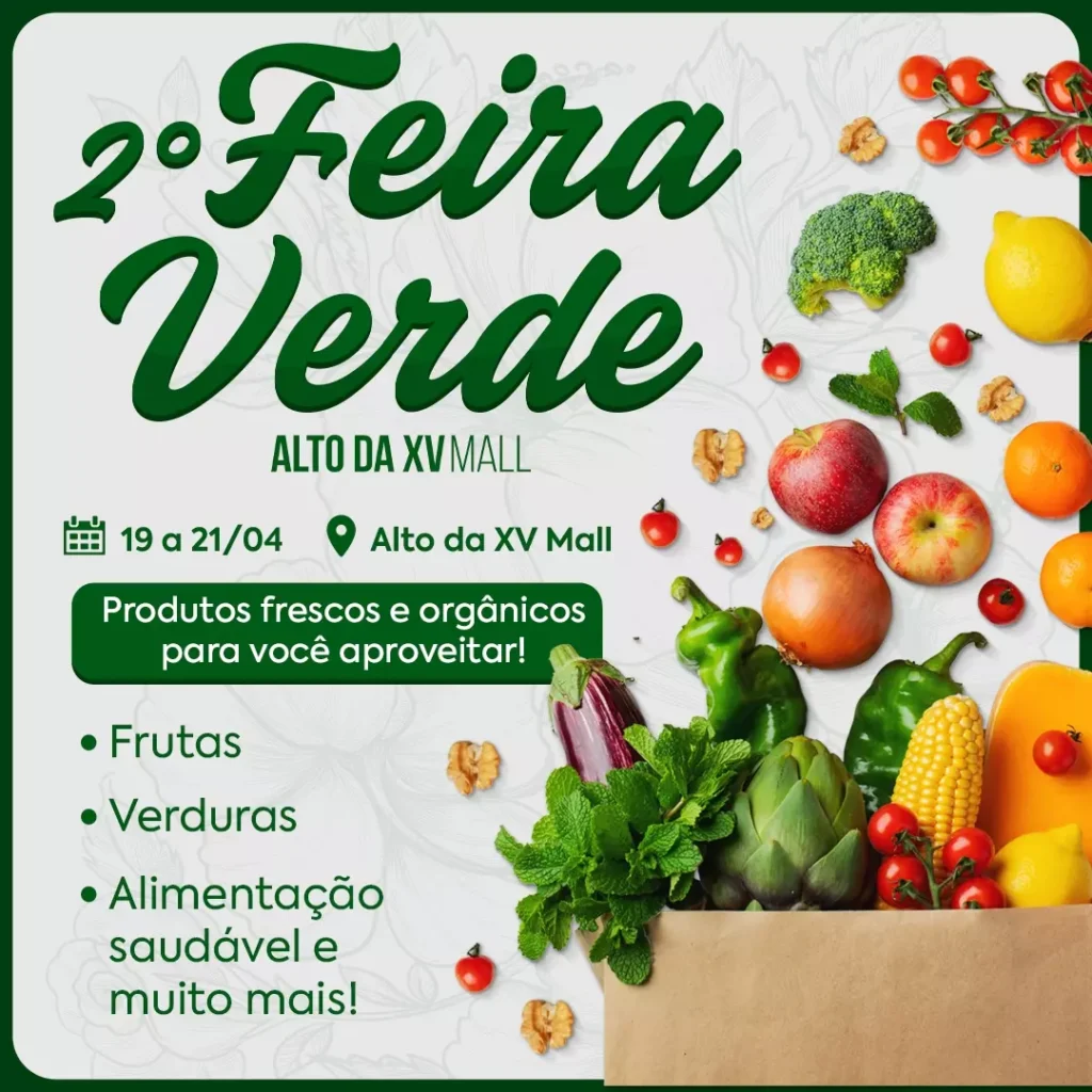 Feira Verde no Alto da XV Mall