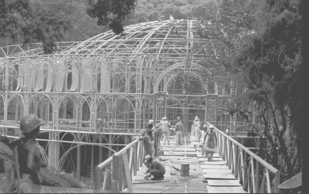 Época da construção da Ópera Acervo da Prefeitura de Curitiba