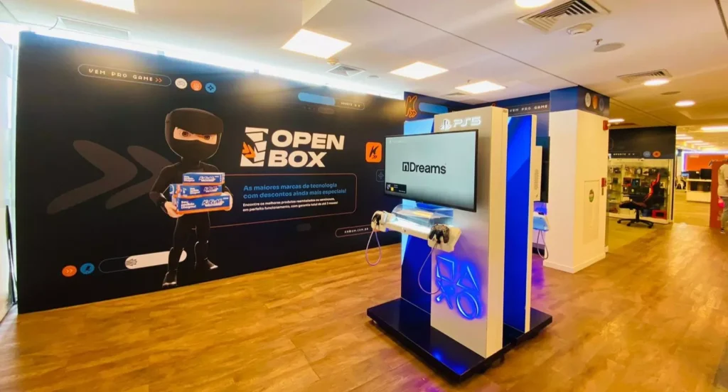 Loja OpenBox do KaBuM! na Marginal Tietê, em São Paulo