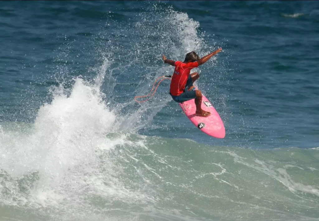 O jovem Yuri Gabryel durante o Circuito ASJ 2023. Foto: Basilio Ruy