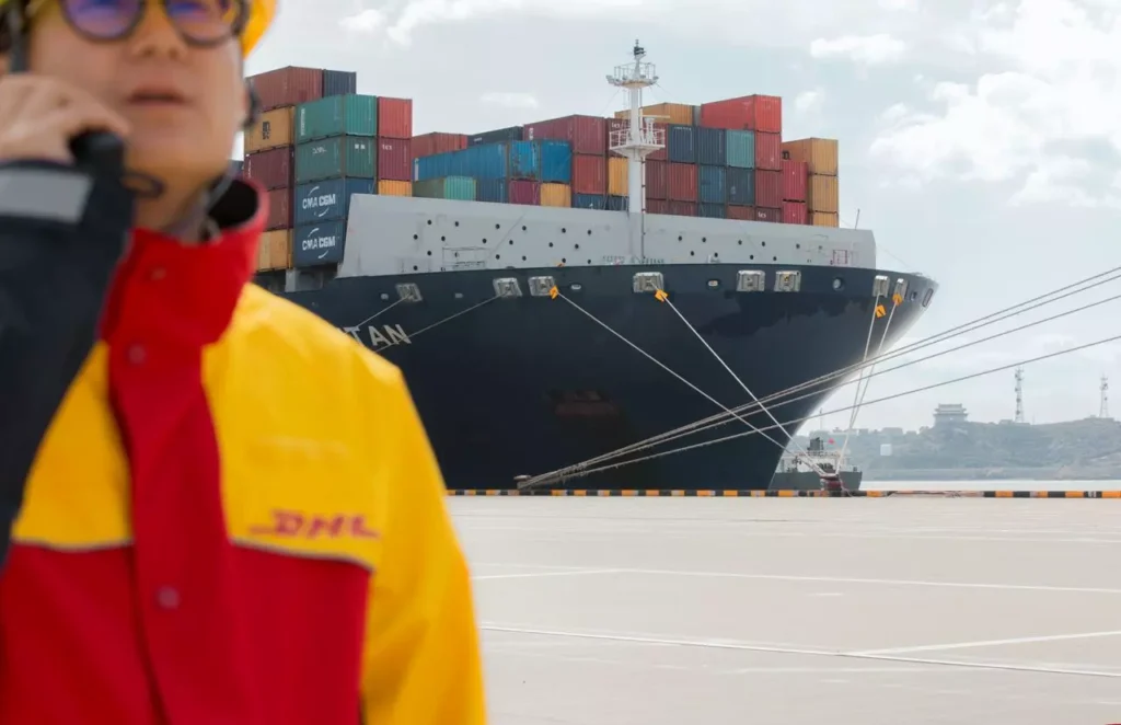 Portal do cliente da DHL