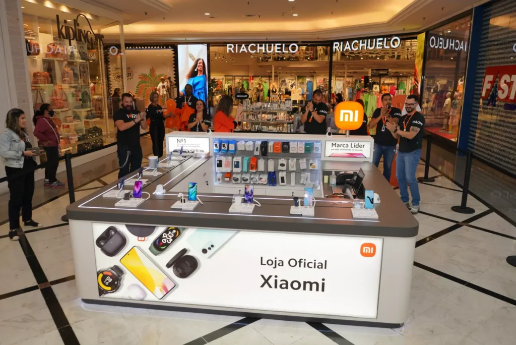 Inauguração quiosque Shopping Eldorado - ilustração Divulgação - Xiaomi