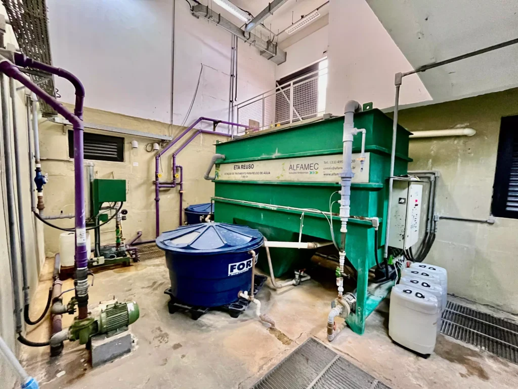 Estação de Tratamento de Água no Aeroporto Afonso Pena Divulgação/CCR Aeroportos