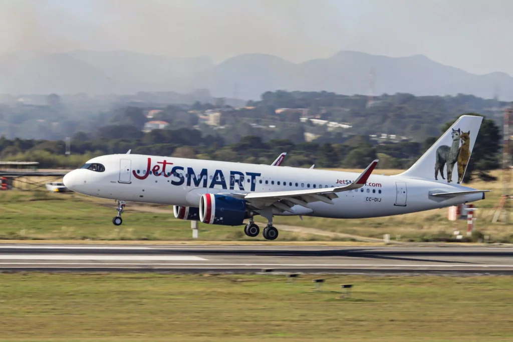jet smart avião pousando
