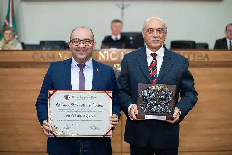 Vereador Osias Moraes e Luiz Fernando Queiroz