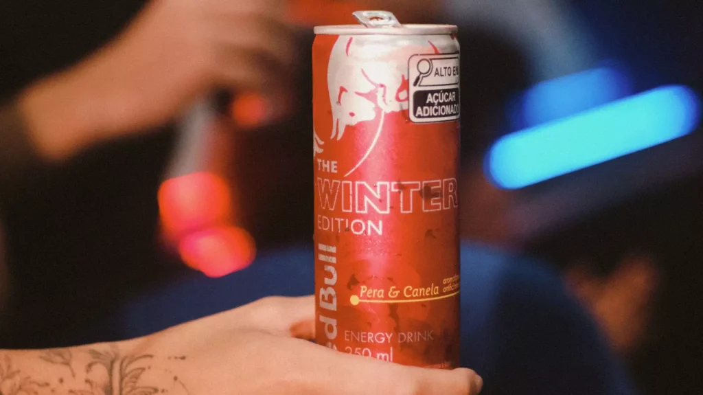 a Red Bull Winter Edition Pera e Canela