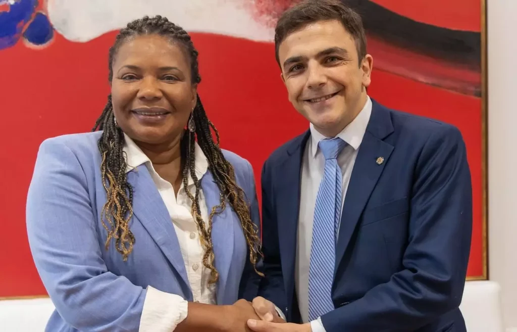Aliel recebe ministra da Cultura para compromissos em Ponta Grossa