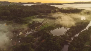 Com mais de 3,4 milhões de metros quadrados em meio à natureza, Jurema Águas Quentes fica no oeste do Paraná/divulgação.