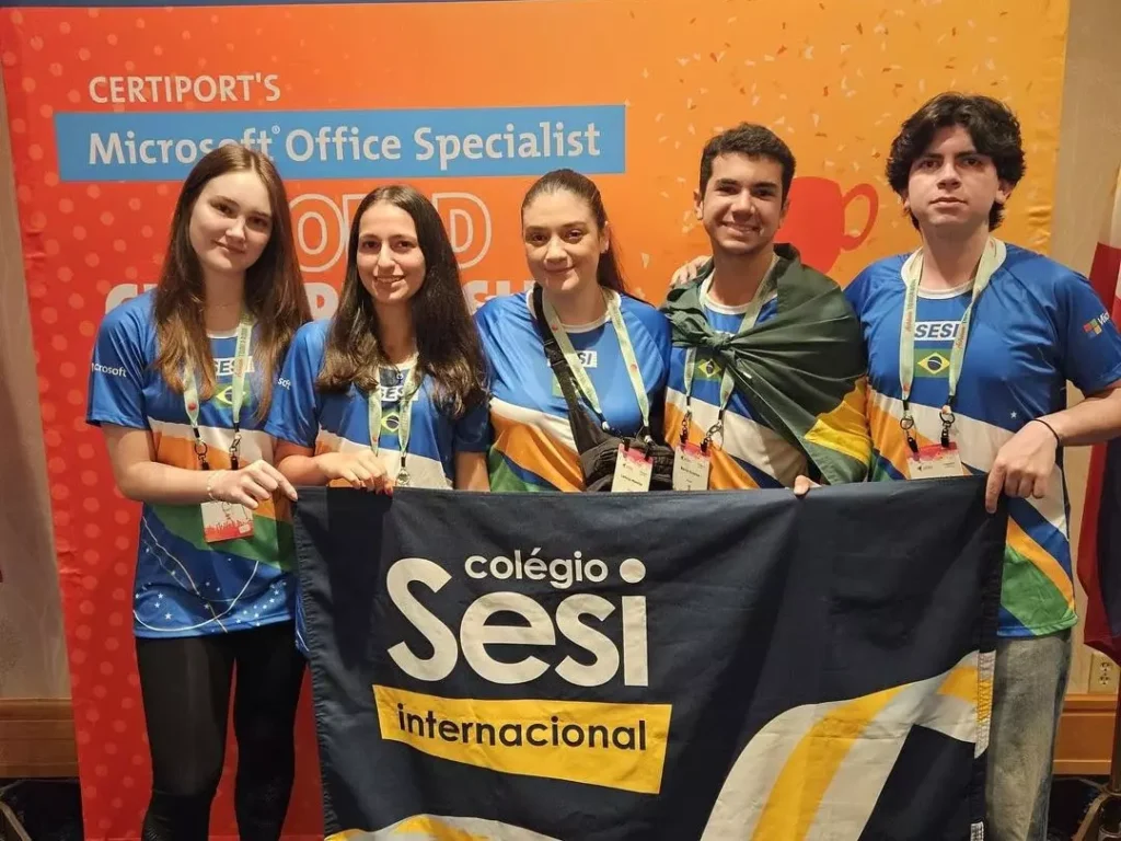 Estudantes do Sesi disputam títulos mundiais em campeonato da Microsoft