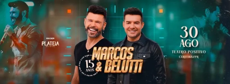 Marcos e BeluttiCréditos: divulgação