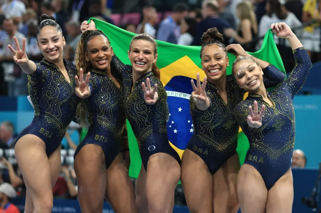 ginástica campeã time brasil