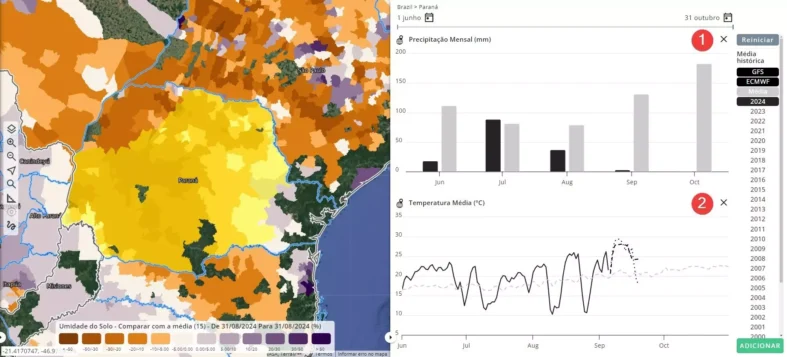 ParanáDivulgação / EarthDaily Agro
