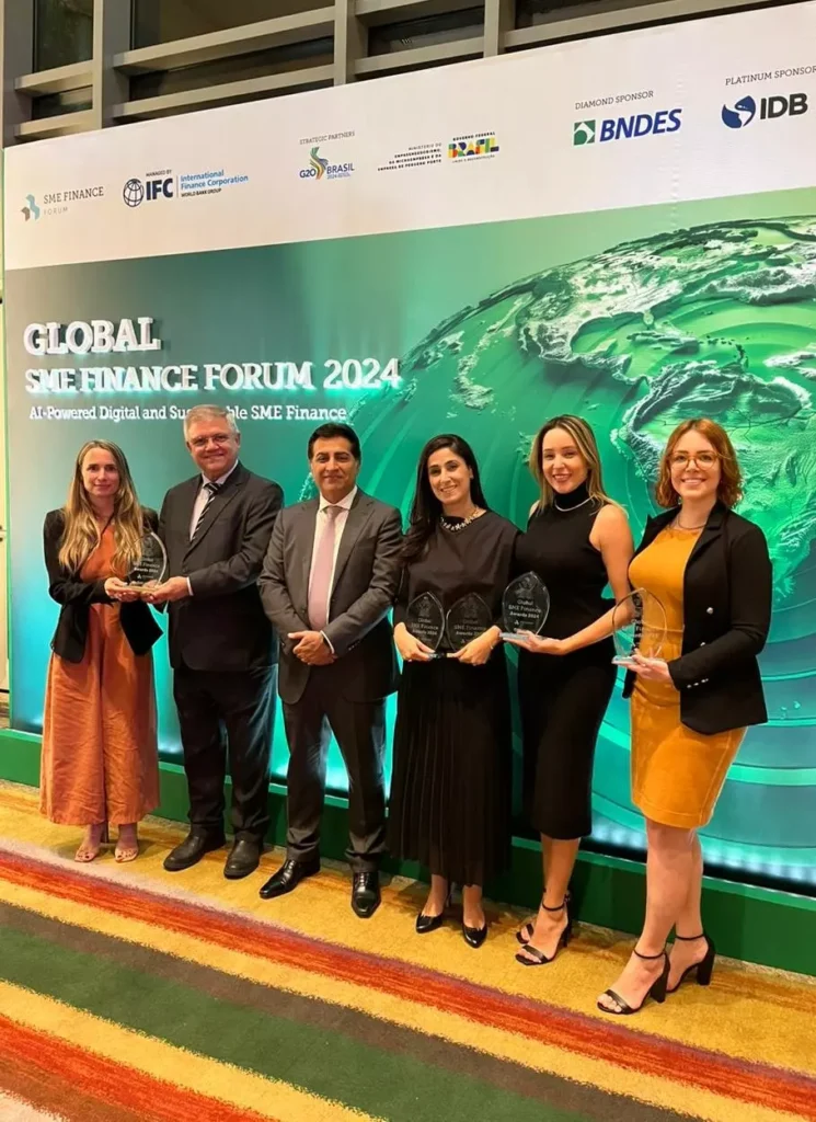 Sicredi se destaca em três categorias do Global SME Finance Awards, premiação mundial referência no segmento financeiro Crédito: Divulgação/Sicredi