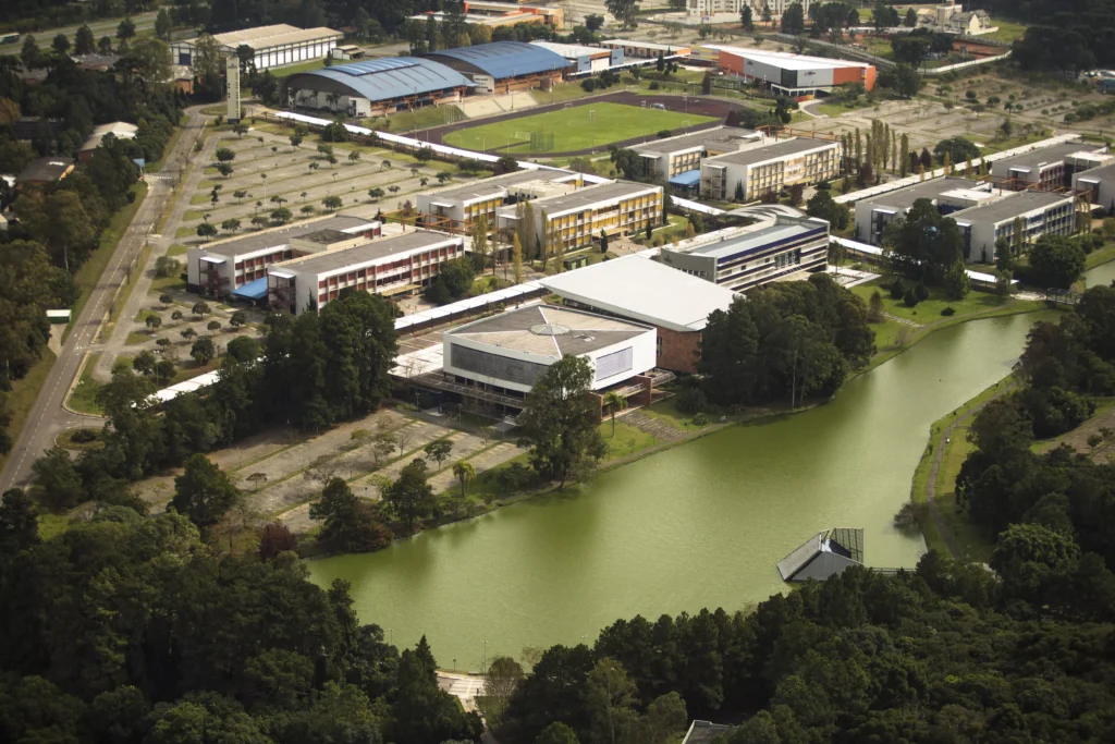 Campus da Universidade Positivo, em Curitiba-PR Crédito: divulgação/Universidade Positivo