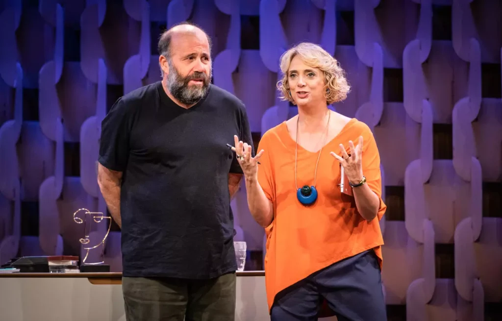 Otavio Muller e Leticia Isnard em "O Caso" - Foto Ricardo Brajterman