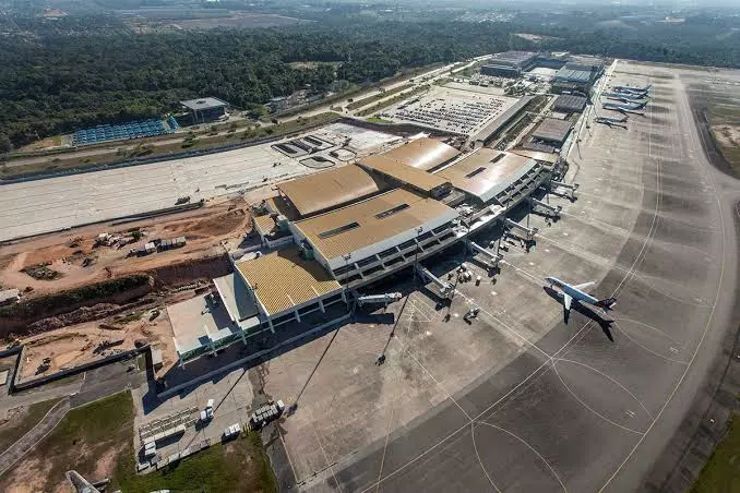 Foto Aérea - Aeroporto de Manaus - Imagem Jornal do Commercio