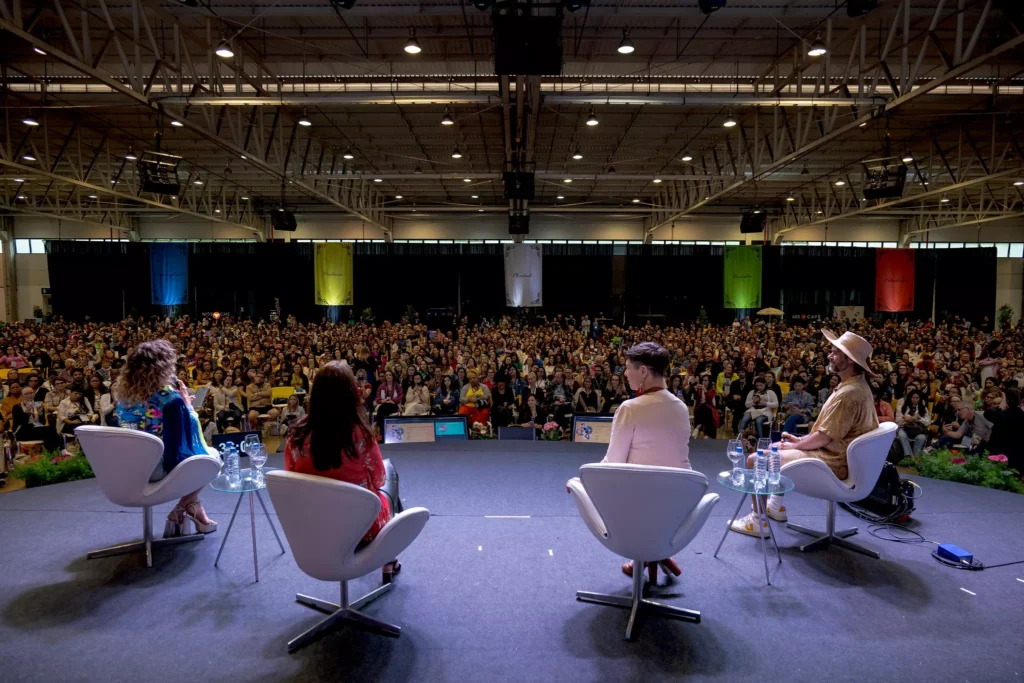 Registro do Congresso Internacional de Felicidade realizado em 2023. Crédito da foto: Melito.