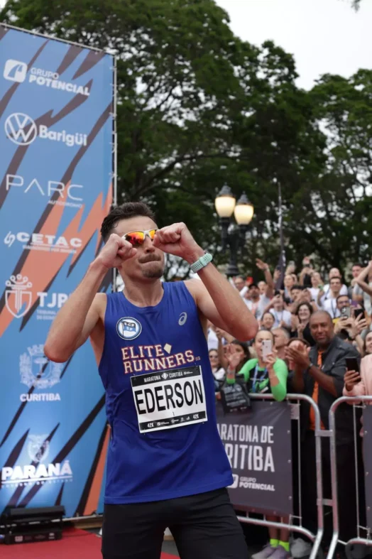 Ederson Vilela (foto) conquistou o bicampeonato - Fotos: Lucas Mann/Foco Radical/Maratona de Curitiba