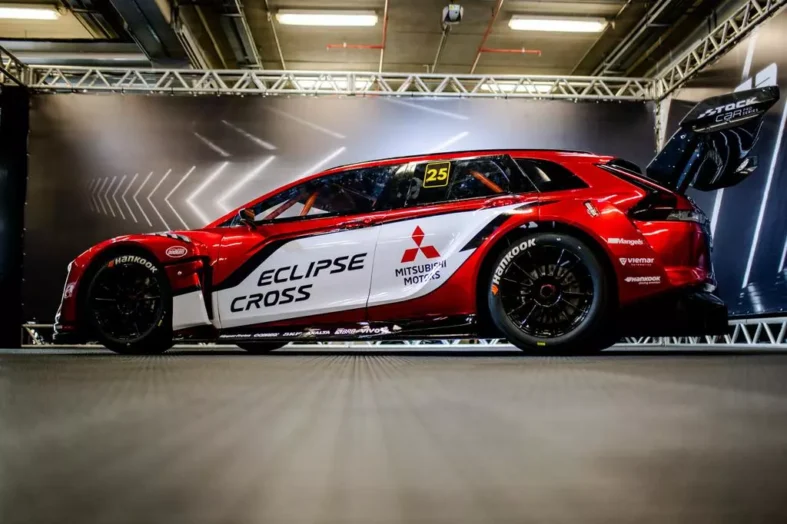 O novo Mitsubishi Eclipse Cross Stock Car que estreia em 2025 (Duda Bairros/Vicar)