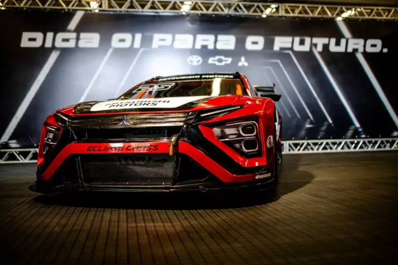 O novo Mitsubishi Eclipse Cross Stock Car que estreia em 2025 (Duda Bairros/Vicar)