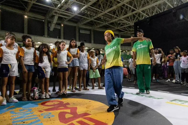 b-girl Toquinha no Petrobras Breaking Day 2024 (Foto Divulgação)