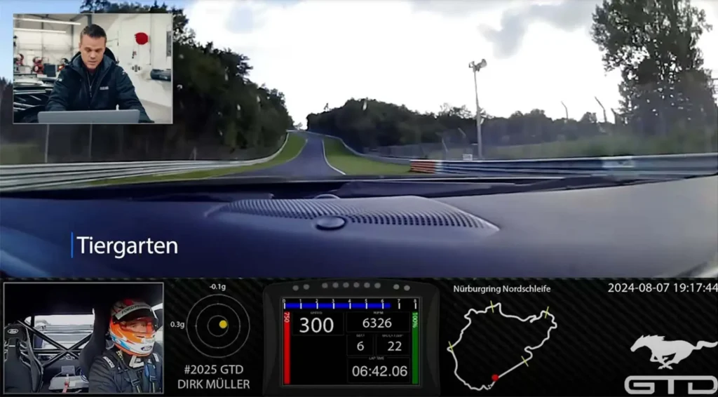 Ford Mustang GTD em Nurburgring