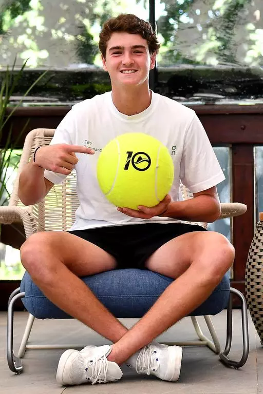 Joao Fonseca joga o Rio Open 2025(Divulgação/Fotojump)