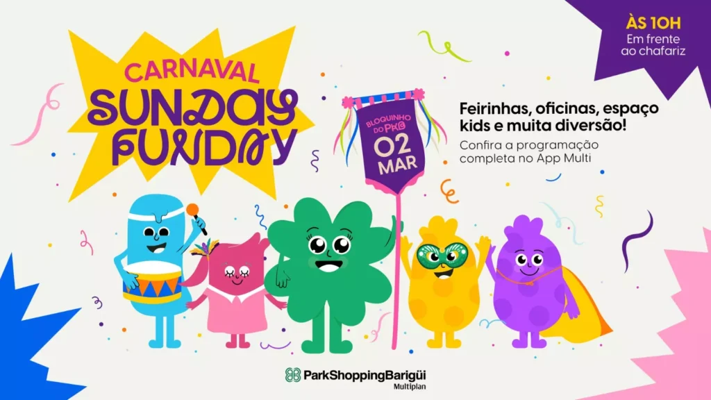 Sunday Funday ganhou identidade visual e personagens novos Divulgação