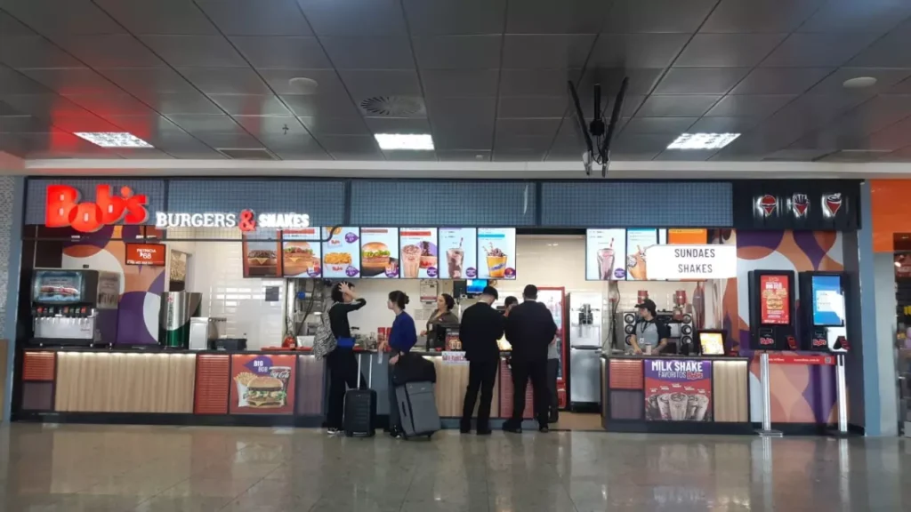 Loja Bob’s no Aeroporto Afonso Pena